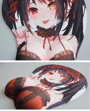 Load image into Gallery viewer, Date A Live Tokisaki Kurumi Anime 3D Oppai Mouse Pad Wrist rest