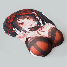 Load image into Gallery viewer, Date A Live Tokisaki Kurumi Anime 3D Oppai Mouse Pad Wrist rest